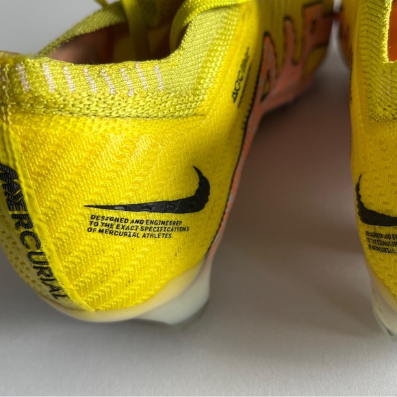 Nike Zoom Mercurial Vapor 15 Elite FG Yellow Strike lucent pack mens 7 cleat - Picture 4 of 9